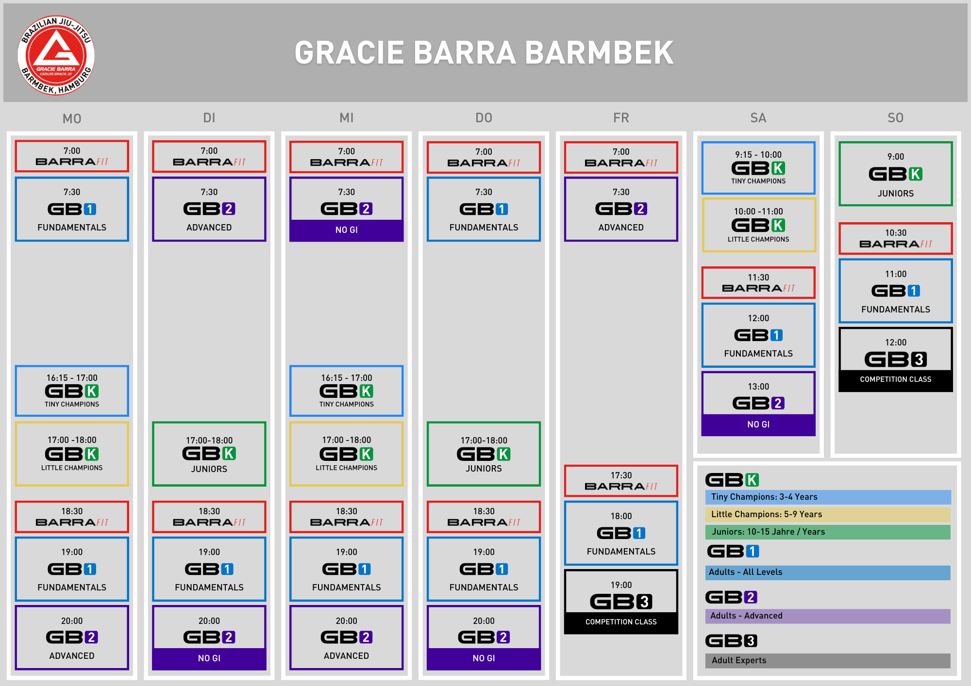 New Schedule starting from the 1st of February 2026